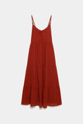 Vestido Largo Tirantes Algodón
